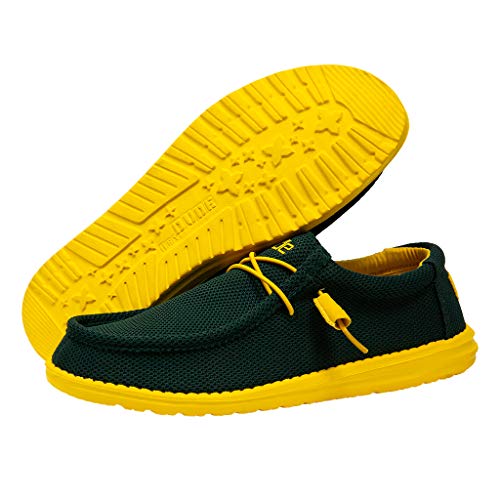 Image of HEYDUDE Men's Wally Sox | Retired Men's Shoes | Men's Lace Up Loafers | Comfortable & Light-Weight