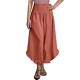 Design simple et durable：Le design minimaliste de ce pantalon en lin lui confère un style intemporel, assorti à tous vos vêtements. Les coutures renforcées garantissent une bonne durabilité, même avec un usage régulier. Il existe dans plusieurs couleurs classiques pour répondre à vos préférences.