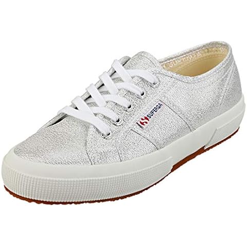 Superga Women's 2750-lamew Low-Top Sneakers in Silver Cover