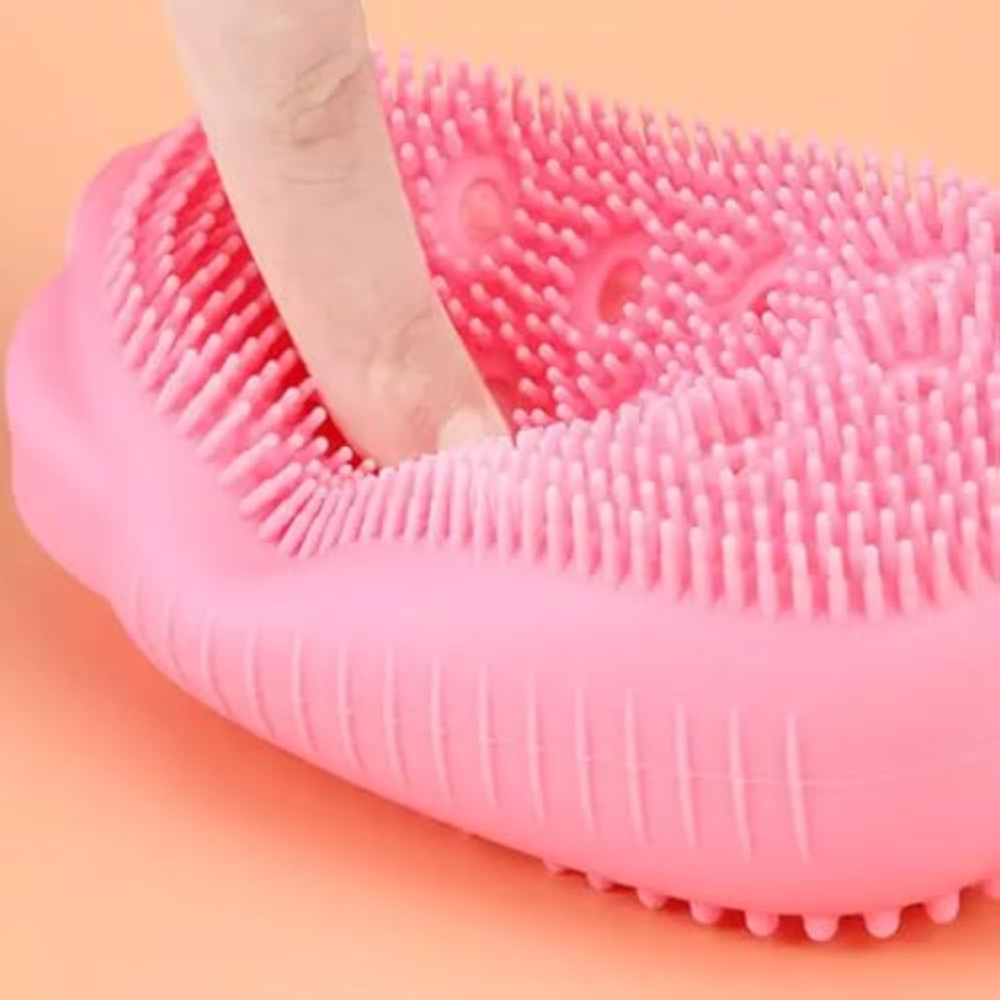 Silicone Super Soft Double-Sided Body Scrubber Brush