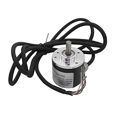 Taiss/AB 2 Phase Incremental Rotary Encoder 100P/R DC 5-24v Wide Voltage Power Supply 6mm Shaft 100P/R
