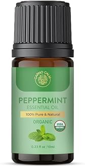 Carno Calm Peppermint Essential Oil 10ml |100% Pure Peppermint Oil | Therapeutic Grade Aromatherapy Oil for Diffuser | 0.33 fl. Oz