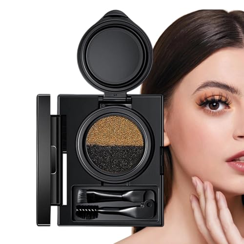 Pomada para cejas, maquillaje para cejas, Kit de crema para cejas de doble color, Crema para cejas impermeable y a prueba de manchas, delineador de ojos de doble cabeza con pincel para mujeres