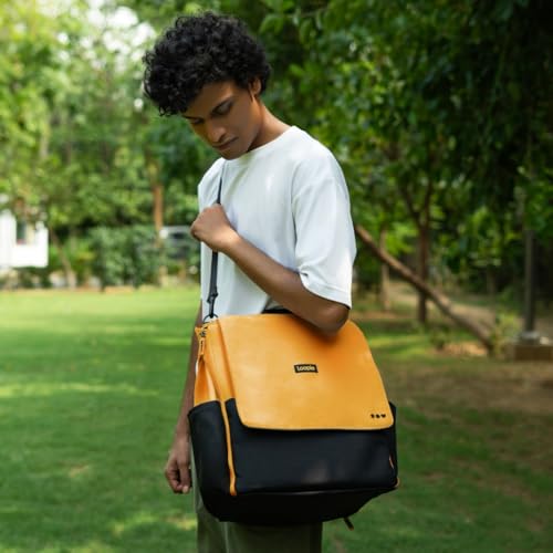 Image of Loopie Robin Diaper Bag | 19 Compartments | 3 Insulated Sections | Spill-Proof Pouch | Foldable Changing Mat | Unisex Design | Backpack, Sling, Tote| Laptop Section | Stroller Straps | 30 L