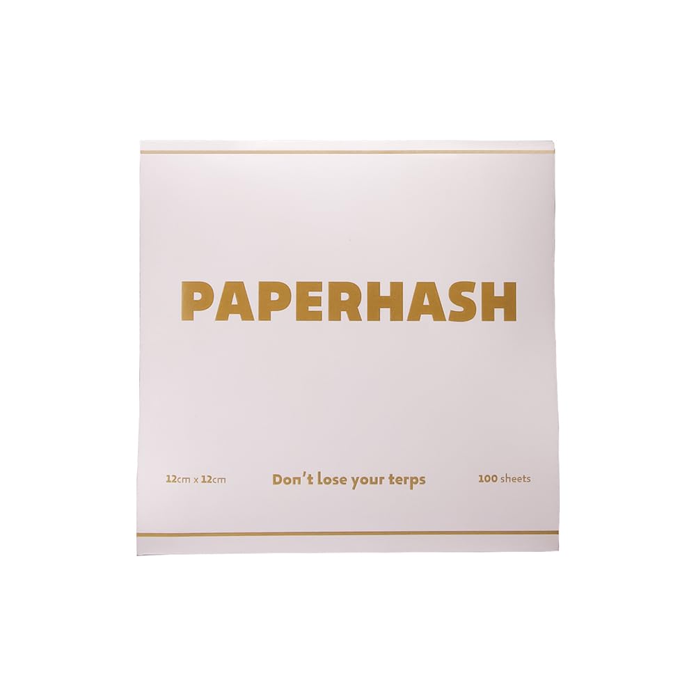 Carta Professionale per Concentrati, Estratti, Cere ed Oli (12cm x 12cm | 100 Fogli)