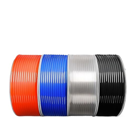 Tubo de poliuretano negro de 10m y 4mm OD para sistemas de aire neumático