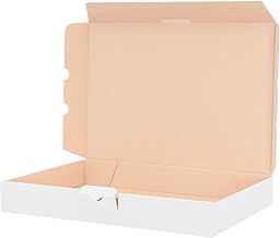 verpacking Maxibriefkartons 350 x 250 x 50 mm Maxibrief MB-5 Weiß Versand Post Faltschachtel DIN A4 | B4 (Innenmaß 340 x 245 x 46 mm) Versandschachtel Büchersendung (50 Stück)