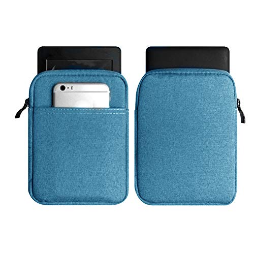 Faderr - Custodia in Nylon per Kindle Paperwhite/Kindle Voyage, per Amazon Kindle Paperwhite 2018, Voyage, all New Kindle (8a Generazione, 2016), Kindle Oasis 6", Verde, Blue, Taglia Libera - Image 6