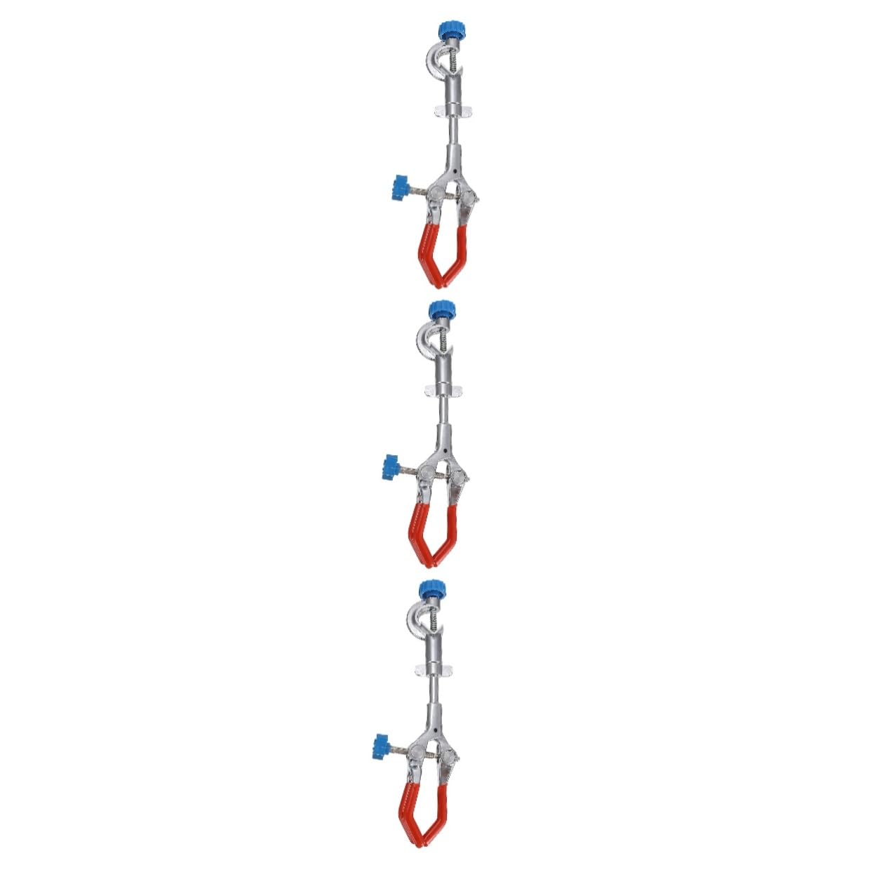 Cabilock 3 Pezzi Ganci per Esperimenti Scientifici Clip per Provetta e Beaker Strumento Fissaggio Pratico e Sicuro Accessorio da Laboratorio