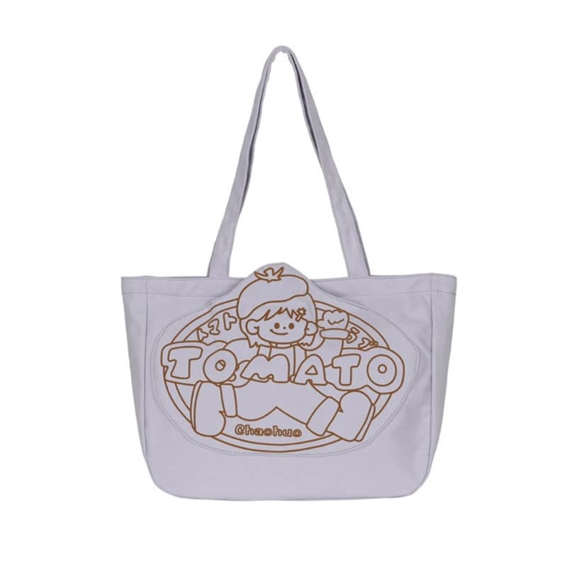 Sac à bandoulière en toile style décontracté pour les cours