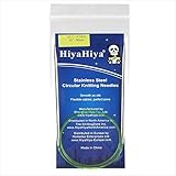 HiyaHiya Circular 32-inch (81cm) Steel Knitting Needle; Size US 7 (4.5mm) HISTCIR32-7