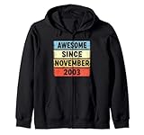 Photo Gallery awesome since november 2003 20° compleanno felpa con cappuccio Photo Gallery awesome since november 2003 20° compleanno felpa con cappuccio