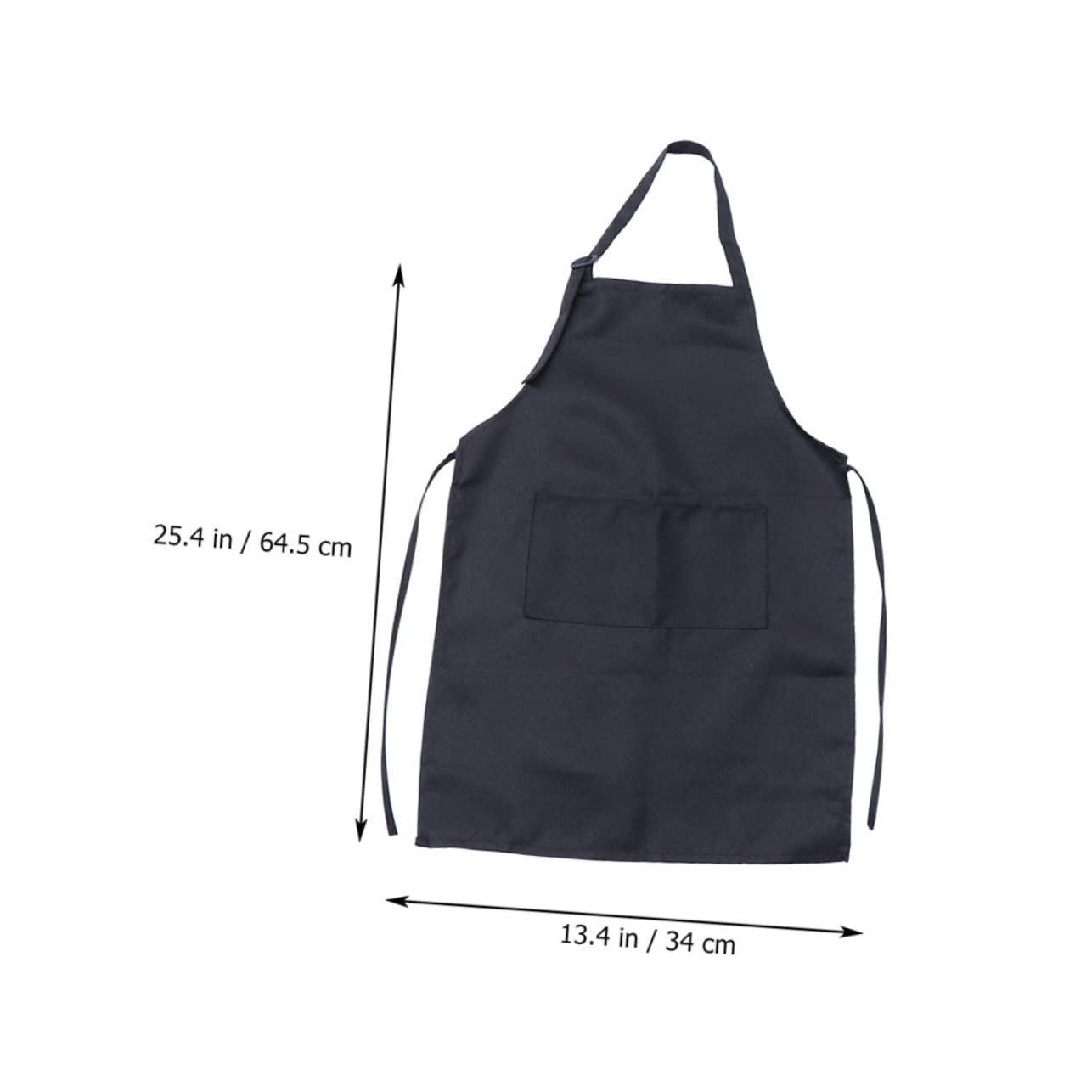 Garneck Child Chef Apron Hat Kit Baking Cooking Aprons Art Adjustable Neck Waist Tie Ideal for Party Decorations