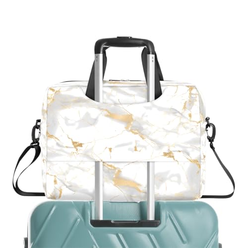 Bolso para portátil 16 pulg patrón mármol blanco miniatura 6
