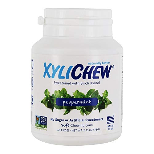 Xylichew Peppermint Chewing Gum 60 Pieces #TOP10