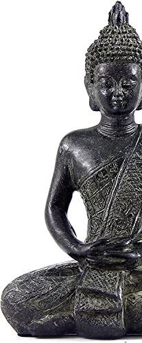 Estatua Budista Zen Decoración Hogar Meditación 8 pulgadas miniatura 7
