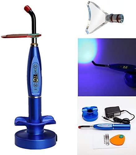 NSKI Wireless Cordless 5W Big Power LED Light Cure Lamp 1500mw/cm2 Blue