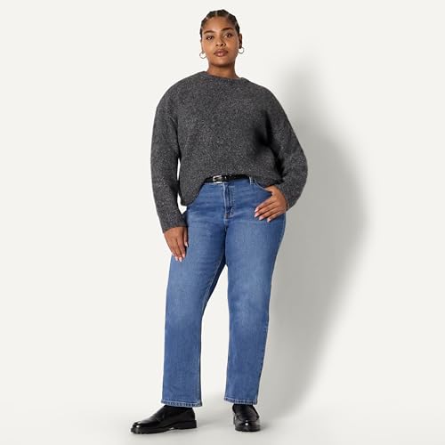 Amazon Essentials Women's Oversized-Fit Faux Mohair Crewneck Sweater, Charcoal Heather, X-Large by Amazon Essentials - Used condition - Image 7