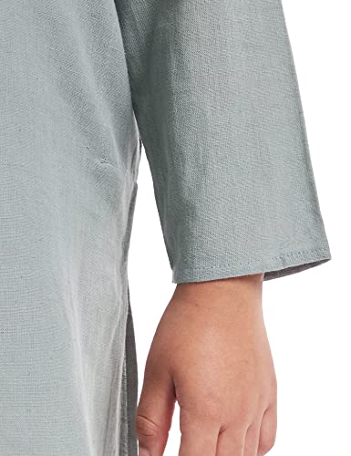 Image of Amazon Brand - Jam & Honey Regular Boys Kurta Sets (AW21KPJF01 Grey 11-12 Years)
