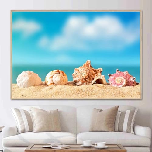 Décor à la maison vie marine : affiche conque de coquillages 40x60 cm