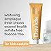 Davids Fluoride Free Kids & Adults Toothpaste, Teeth Whitening, Antiplaque, SLS (Sulfate) Free, Promotes Enamel Health, Mouth & Gum Detox, Natural Orange Vanilla, 5.25oz
