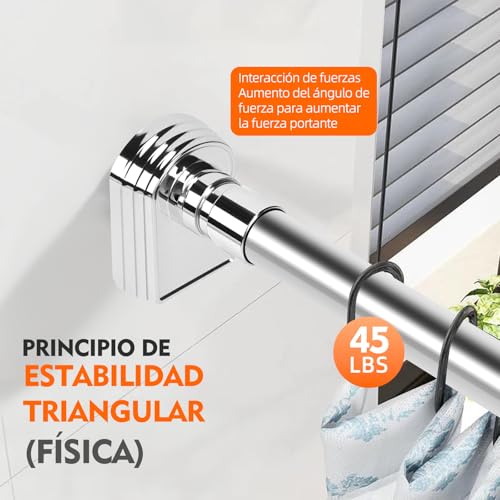 Opiniones y reviews de Tubo para cortina de baño los preferidos por los clientes. 21 Imagen adicional
