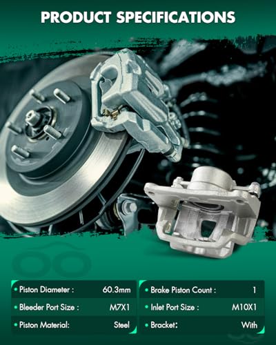 Image of SCITOO 19B1974A 19B1975A Front Left & Right Disc Brake Calipers w /Bracket For Lexus For RX300 1999-2001,Single Piston