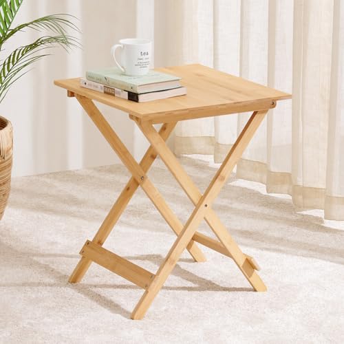 Home Centre Midori Bamboo Folding Table - Brown