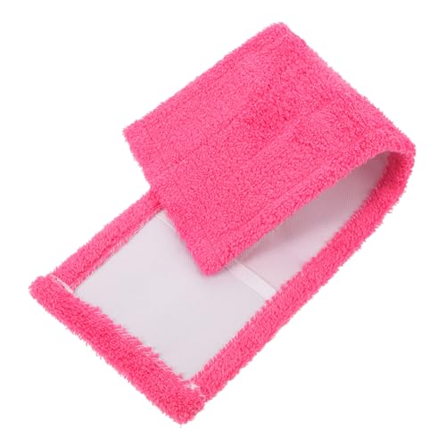 WEKAMOS Repuesto para Mopa Microfibra Coral Rojo Almohadilla Lavable para Limpieza Compatible con Mopas para Duros Recambio Fácil de Instalar y Duradero