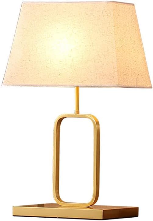 Lampe de chevet E27 à abat-jour trapézoïdal en tissu filtrant la lumière pour bureau