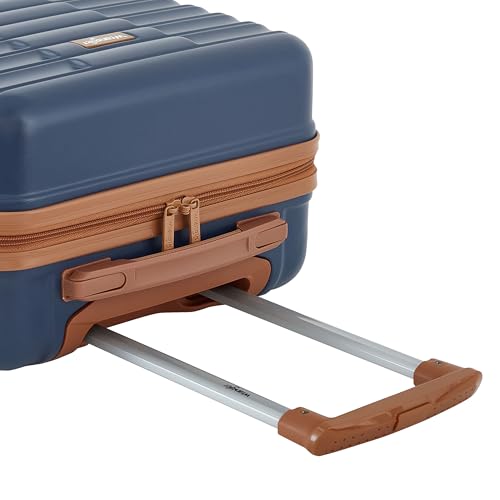 Image of Wrangler 22 inch Outrider Hardside Carry-On Luggage, Vintage Indigo