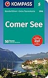 KOMPASS Wanderführer Comer See, 50 Touren: mit Extra-Tourenkarte, GPX-Daten zum Download