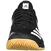 adidas-Originals-Womens-Crazyflight-X-2-Volleyball-Shoe adidas Women's Crazyflight X 3 Volleyball Shoe, Black/White/Gum, 8 M US
