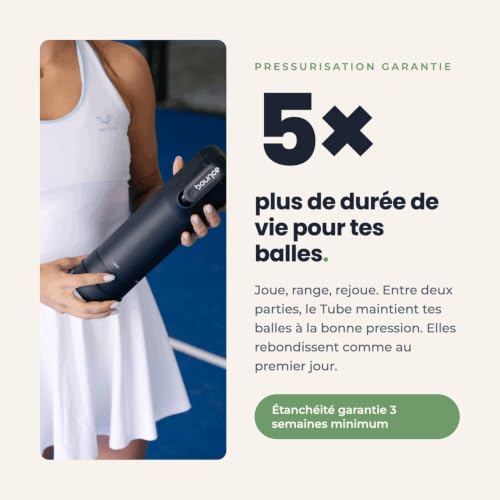 Bounce Tube FilterTech - Pressurisateur de Balles de Padel - Bleu – vue 3