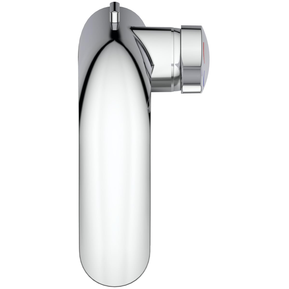 Ideal Standard A4258AA Melange Waschtischarmatur mit Zugknopf-Ablaufgarnitur, Chrom