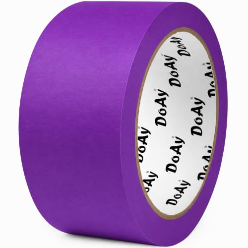 Image of Purple Painters Tape - Masking Tape 2 Inch Wide (1.88 inch x 90FT) - Multi-Surface, Smart Adhesion, Indoor & Outdoor - 1 Roll Paint Tape for DIY, Labeling, Art, Car (#3910)