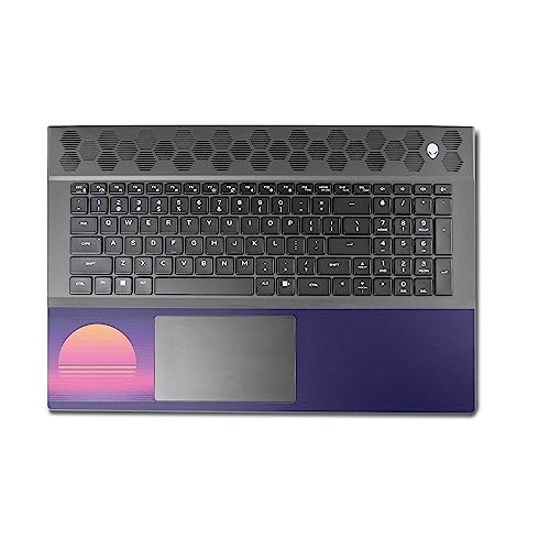 Image of MightySkins Skin Compatible with Alienware M18 R1 (2023) Full Wrap Kit - Synthwave Sunset | Protective, Durable, and Unique Vinyl Decal wrap Cover | Easy to Apply & Change Styles | Made in The USA