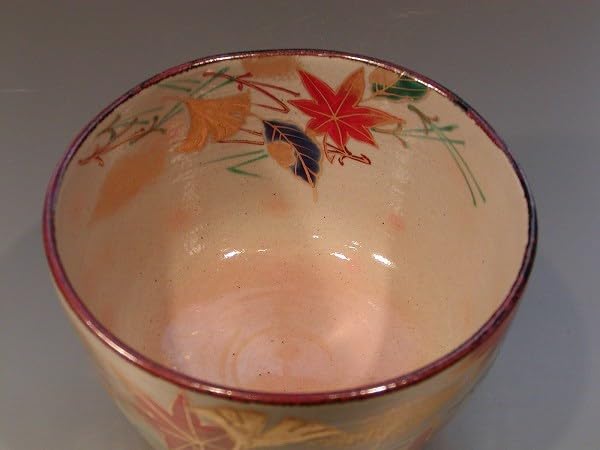 Amazon.co.jp: 茶道具 抹茶茶碗 乾山 吹寄D9-B、京都 壱休窯 窪田常