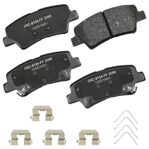 Bendix Premium SBC2098 Ceramic Rear Brake Pads for Hyundai Nexo 2023-2019, Tucson 2021-2018, Kia Cadenza 2017, Cadenza 2019, Sportage 2022-2017, Sportage 2024