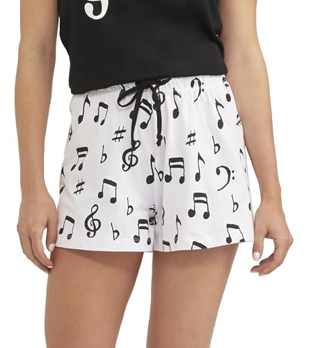 Little Blue House by Hatley Pyjama Boxer Shorts, Pantalón de Pijama Mujer, Here Comes Treble, X Small