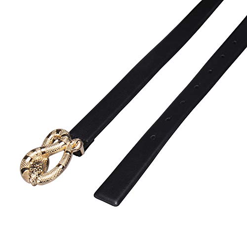 Jessica Simpson Women's Fashion Snake Buckle Belt4