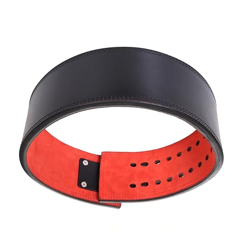 Image of Weight Lifting Lever Belt -Power Lifting Belt for Men & Women for Lower Back Support, Multipurpose Gym Workouts Deadlifts Squats Powerlifting - 4 Inch Wide (SOLID BLACK, S to. 2XL)