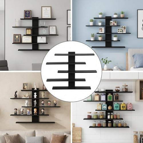 Support mural pour objets de collection avec finitions soignées durables