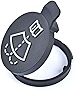 OTUAYAUTO Windshield Wiper Washer Fluid Reservoir Tank Bottle Cap, Replacement for GMC Chevrolet Cadillac Buick - OEM#: 12767700, 13227300
