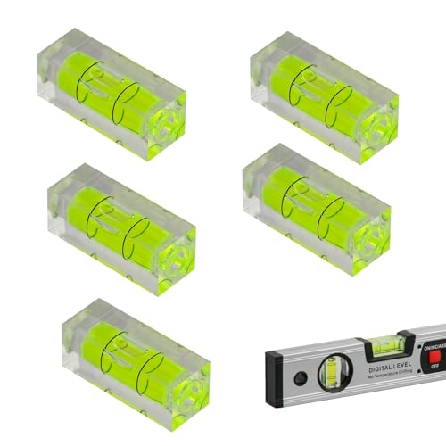 Mini Niveau Carré Bulle Niveau 5 Pièces Caméra de Mesure pour Trépied Universel 15x15x40mm