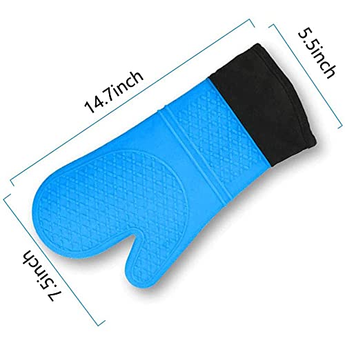 Guantes de silicona resistentes al calor con superficie antidesgaste 6