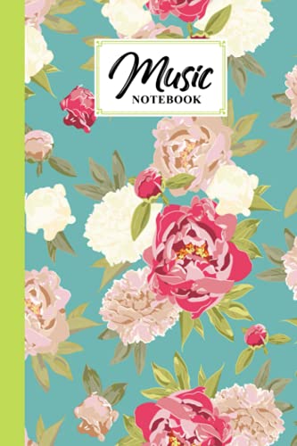 Music Notebook: Music Writing Notebook | Blank Sheet Music Notebook, 120 Pages, Size 6