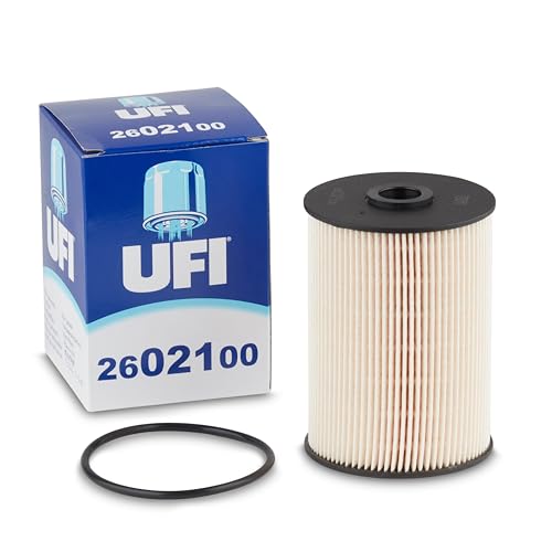 UFI Filters, Filtro Gasolio 26.021.00, Filtro Carburante per Ricambio, Adatto ad Auto, Applicabile su Diversi Modelli Audi, Hako, Seat, Skoda e Volkswagen