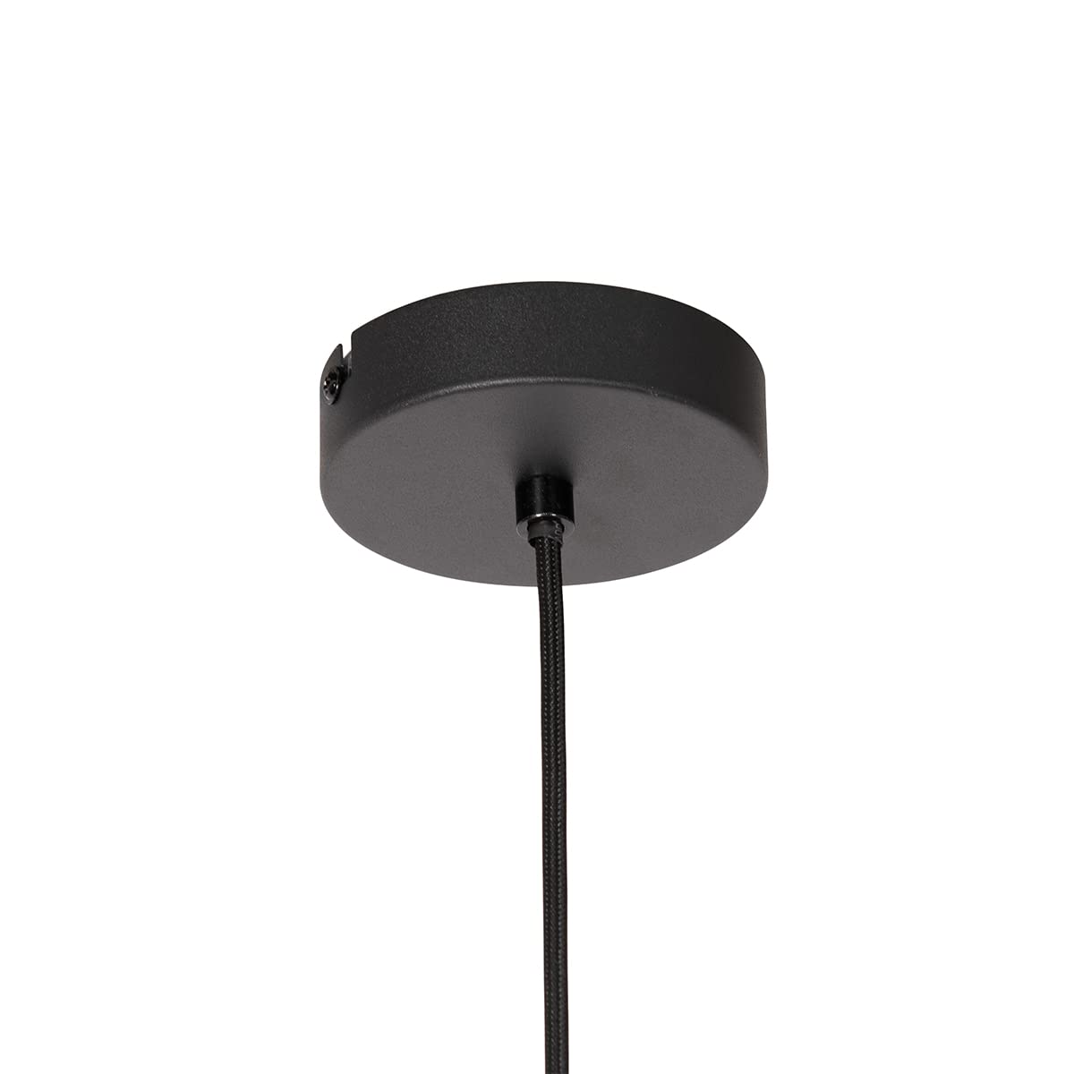 Qazqa Oriental Lámpara colgante oriental bambú negro 40 cm - Ostrava Bambú/Acero Redonda Adecuado para LED Max. 1 x 25 Watt