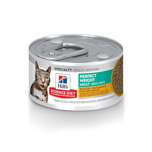 Ração Úmida Hill's Science Diet Peso Perfeito para Gatos Adultos Sabor Frango - 82g